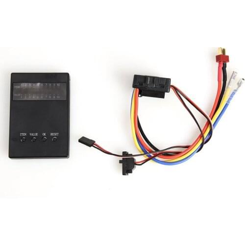Vehicle Accessories Suit 80A ESC Brush Electronic Governor Climbing Car Programming Card Electronic Governor