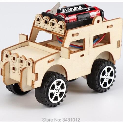 DIY Science kit Car STEM Educational Experiment Electronic set kids learning Physic toys for children boys 6 8 years