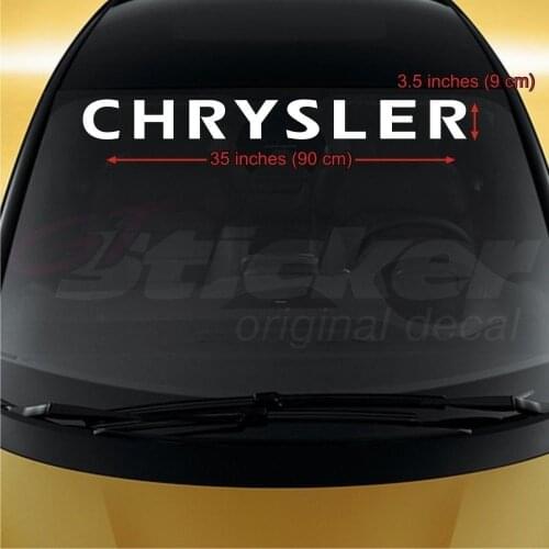 For Chrysler WINDSHIELD CAR STICKER vinyl decal 300C 300M Concorde Crossfire Grand