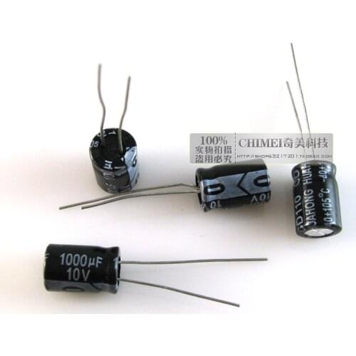 Electrolytic capacitor 1000UF 10V Volume 8X12MM Capacitor 8 * 12mm