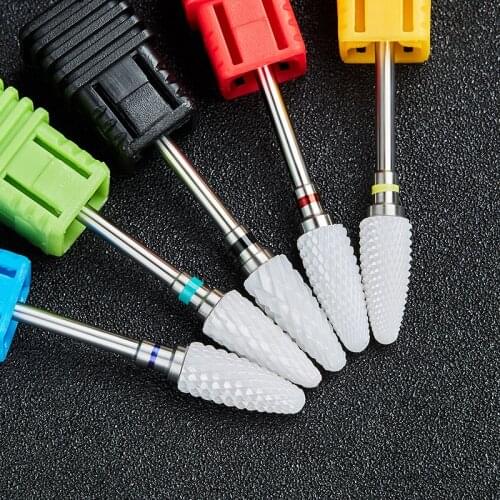 Milling Cutter For Manicure Ceramic Nail Drill Bits Pedicure Milling Cutter For Nail Files Manicure Cutter Nail Art Tool