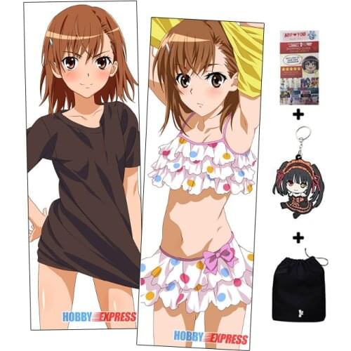 Hobby Express Mikoto Misaka Toaru Majutsu no Index Dakimakura Japanese Hugging Body Pillow Cover ADP77071