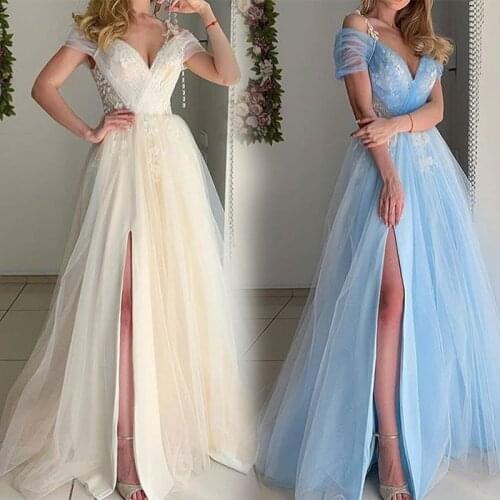 JBOLID Off-the-shoulder Summer Dresses