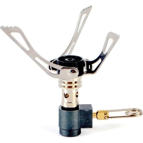 Mini Ultralight Portable Outdoor Camping Gas Stove Powered Cookout Butane Burner Picnic Fishing Hiking Cookout Tool