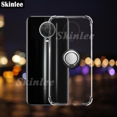 Skinlee For Nokia G20 Case Official Original Shockproof With Ring Soft Airbag Cover For Nokia G20 Phone Case G10