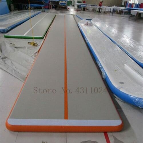 Inflatable Air Track 13ft Inflatable Gymnastics Air Track Tumbling Mat 15cm Thickness Airtrack Mats for Home Use