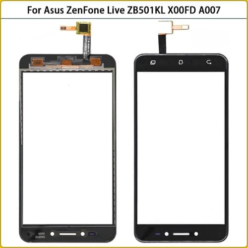 New ZB501KL Touchscreen For Asus ZenFone Live ZB501KL X00FD A007 5.0" Touch Screen Panel Digitizer Sensor Outer Glass Lens