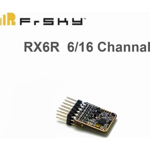 Original Frsky RX6R Receiver 6/16 channel 6 PWM outputs with antenna receiver for RC Helicopter racing drone