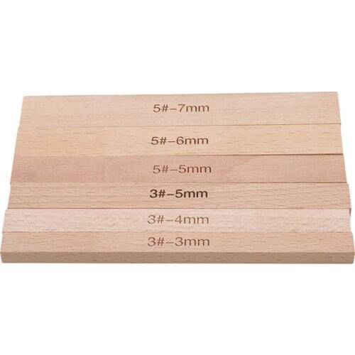 Beech Wood Sewing Accessories For DIY Leather 3# 5# Zipper Installation Installer Wallet Fix DIY Tool Repair