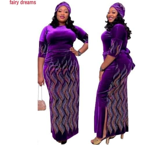 African Pencil Maxi Dresses For Women 2020 Summer Style Office Ladies Long Dress Black Red Purple African Clothing Fairy Dreams