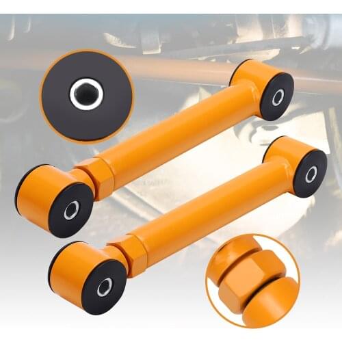 2pcs Rear Upper Adjustable Control Arm Kit w/Bushings For Jeep Wrangler TJ 1997-2006