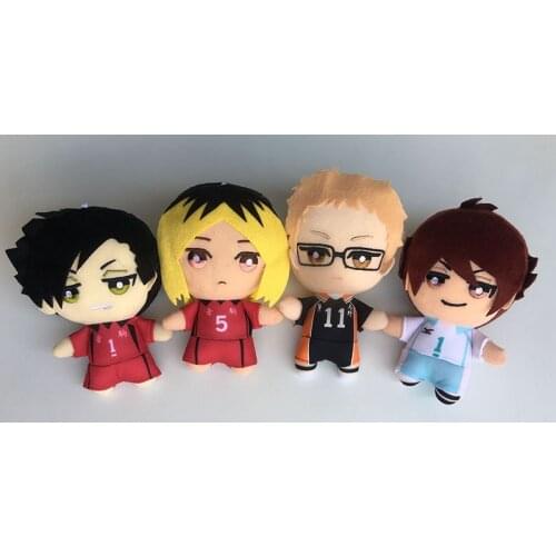 2021 In stock !13-15cm New arrival Haikyuu! Kuroo Tetsurou/Oikawa Tooru/Kei Tsukishima Anime Plush Toy Stuffed Toy