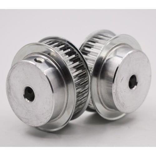 5M 36T Tooth Belt Pulley HTD5M Type Transmission Pulley 16/21mm Belt Width 8/10/12/14/15/16/18/20mm Bore Aluminium Wheel Pulley