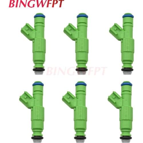 6x 0280156007 812-12141 Fuel Injectors For Dodge Caravan Grand Caravan For Chrysler Town 3.3 81212141