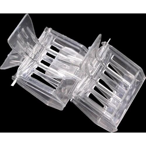 80PCS Wholesale Beekeeping Rearing Clips Cages Cell Box Clip Queen King Bees Catcher Cage Room House Cup Plastic Tools Supplies