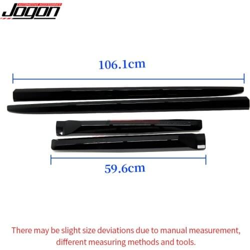 ABS Chrome Side Door Body Molding Cover Trim Exterior Protector For Toyota Land Cruiser Prado FJ150 2010-2020 Car Accessories