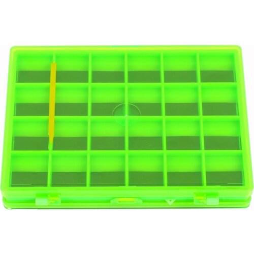 Double Side Waterproof Fly Fishing Tackle Box With 44 Compartments