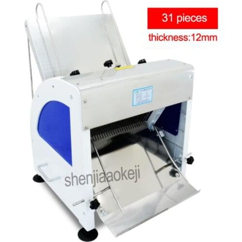 Bread Slicer Machine Bakery machines automatic loaf bread slicer bread toast Cutting machine Stainless Steel 31 pcs/time 1pc