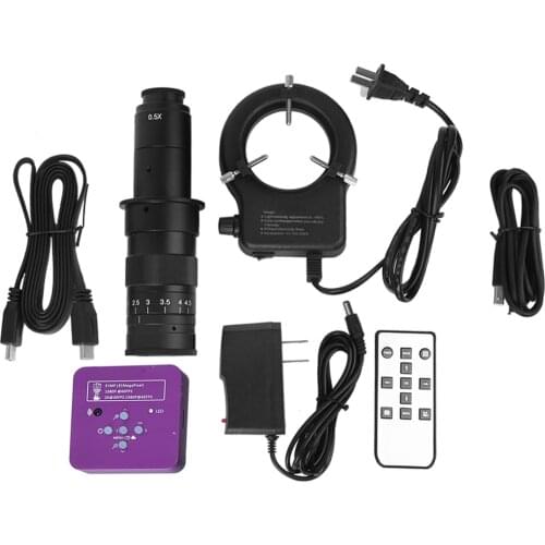 51MP 180X Industrial Microscope Camera for Phone Repair Jewelry Appraisal US Plug 110V-240V