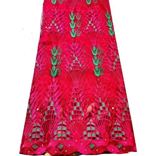 New Design Nigerian Lace Fabric African Lace Fabrics High Quality tulle net Elegant French Net Lace Fabric For Wedding YLL2821