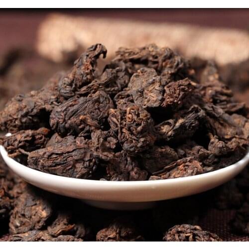 Yunnan Menghai Natural Premium Black Ripe Lao Cha Tou 250g