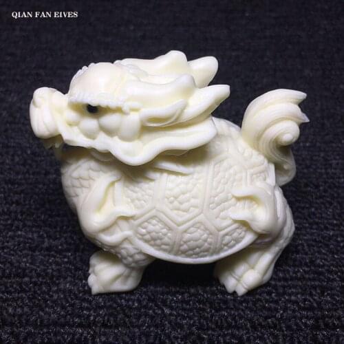 New auspicious dragon tortoise sculpture statue Chinese Lucky Statue Home office desktop cute figurines free shipping