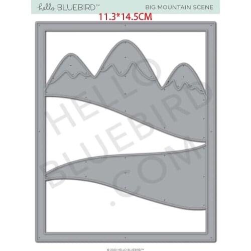 Snow mountain Troqueles de corte de metal scrapbooking stamps and dies Metal die cutters for scrapbooking Dies scrapbooking