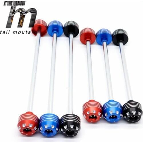For BMW F800R 2009-2015 10 11 12 13 14 Rear Front Axle Fork Crash Sliders Motorcycle Accessories Wheel Protector F 800R