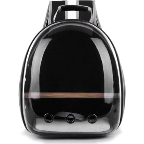 Pet Parrot Carrier Bird Travel Bag Space Capsule Transparent Backpack Breathable 360° Sightseeing