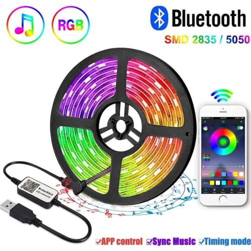 5M LED Strip Light Non Waterproof DC12V Ribbon Tape Brighter SMD2835/5050 Cold White/Warm White/Ice Blue/Red/Green/blue