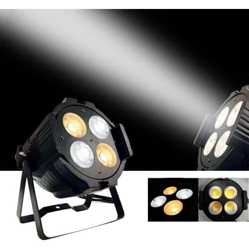 4 Eyes 200W LED COB Par Light/4*50W LED Blinder Light Cool White+Warm White COB Stage Lighting LED Optional Control Individually