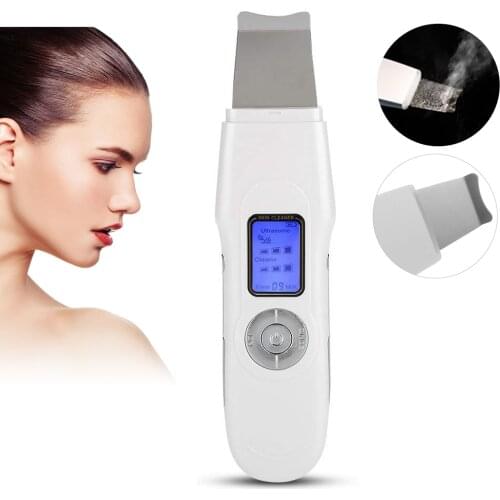Ultrasonic Skin Scrubber Ultrasonic Facial Cleaner Blackhead Remover Ultrasonic Peeling Shovel Cleaner Facial Massager Skin Care