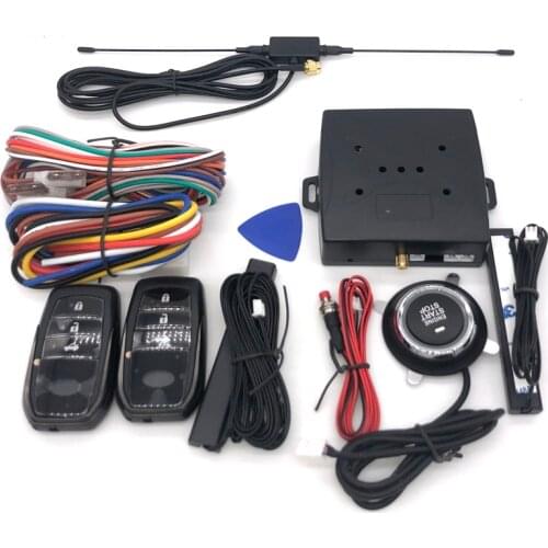 Signal enhancement universal keyless entry system automatic start start stop button remote engine start Pke car alarm