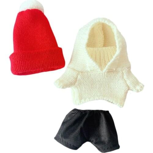 1 set 20cm doll clothes for winter Lovely dolls accessories for our generation Korea Kpop EXO idol Dolls gift DIY Toys