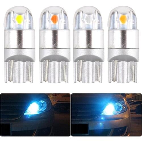 4Pcs T10 W5W 168 2 LED Low Consumption High Bright Ultra Long Lifespan Car Interior Reading Light 12V DC Auto White Lamp#260387
