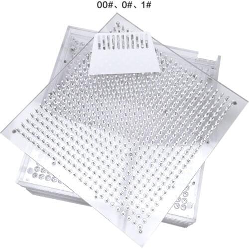 600 Holes Manual Capsule Filling Machine #0#00#1 Manual Encapsulator Capsule Filling Board With pressing powder board