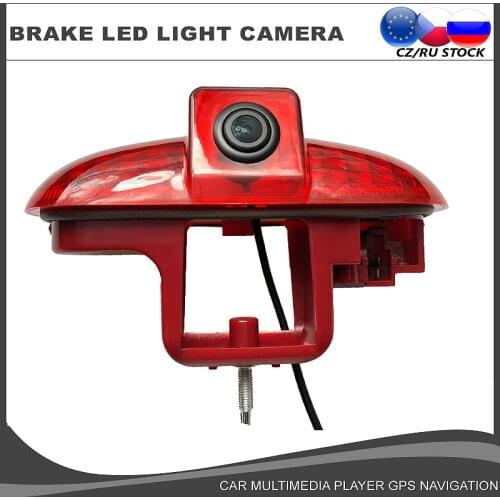 Car LED Brake Light Camera For Opel Combo Renault Trafic Vauxhall Vivaro Nissan Primastar Auto Rear View Parking Reverse Camera