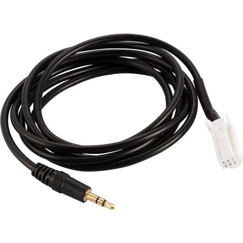 Auto Car 3.5mm Audio Adapter Cable 144cm For Suzuki Swift Jimny Vitra