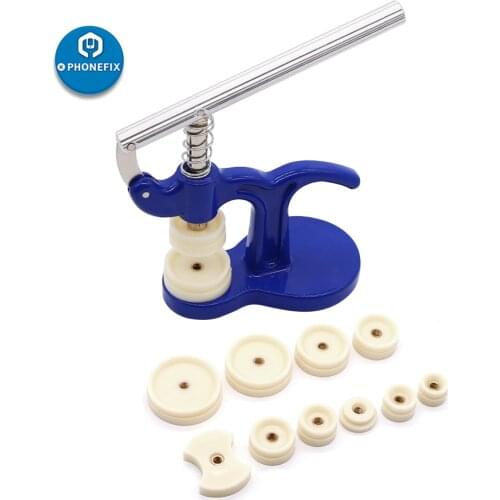 Watch Opener Watch Back Case Opener Battery Replacement Tool Kit Press Tools Repair Watch Parts with Plastic Case Crystal Glass