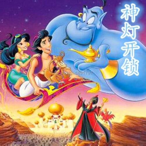 Wonderful Lamp props of Aladdin real life room escape mysterious door game props