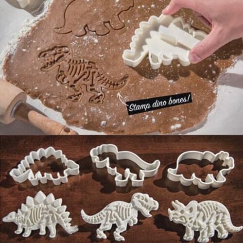 Dinosaur Cookies Bakery Resin Mold Diy Cake Accessories Molds for Clay Chocolate Baking Kitchenware Kitchen Accessories Utensils