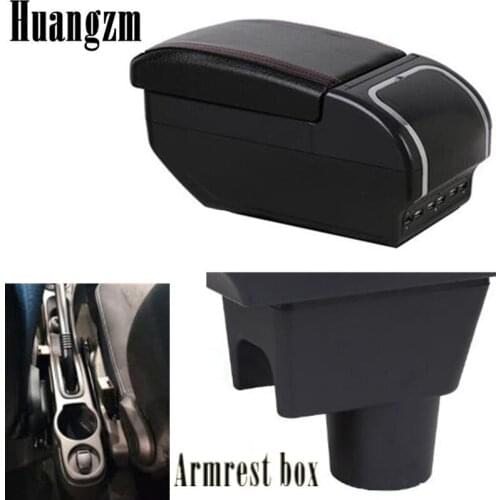 For Renault Duster Armrest For Nissan Terrano Car Armrest box Center Storage box car accessories Interior with USB