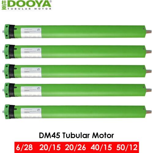 High Quality Original Dooya Tubular Motor DM45R/DM45S Motor for all kinds rolling blinds,220v 50HZ,RF433MHZ Motor/4-Wire motor