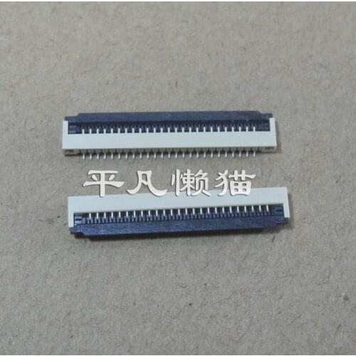 FPC 25-pin 1.0MM pitch Lower connection Flip-flop socket Notebook Start-up touch keyboard buckle seat