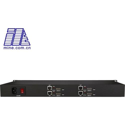 HDMI Encoder 4 Channel H264 RTMP RTSP 1080P Encoder 1U Rack Mounted