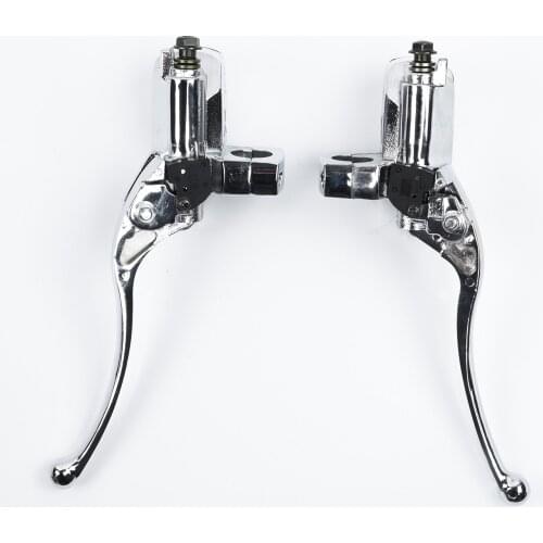 1 Pair Chrome Brake Master Cylinder Clutch Levers Accessories Parts For S\'uzuki Intruder 800/1400/ 1500 Cylinder Clutch Levers