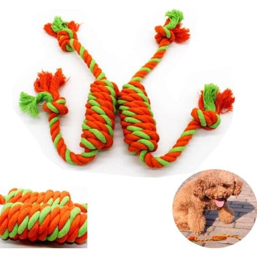 Pet Toys Chew Toy Teething Toys Rope Ball Toy Knot Puppy Pet Molar Toy Pet Supplies Training Ball Toys Small Medium Large Dogs