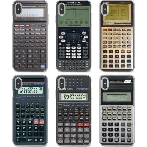 Retro Classic Calculator Number Luxury Soft Case For iPhone iPod Touch 11 12 Pro 4 4S 5 5S SE 5C 6 6S 7 8 X XR XS Plus Max 2020