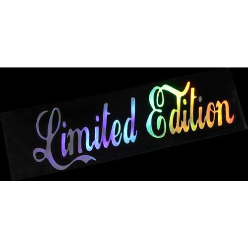 Creative LIMITED EDITION Car Sticker Fashion Motorcycle Bodywork window Decal Scratch Decorative KK Apply To Car Window window