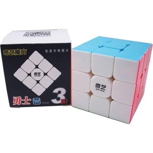 QiYi Warrior W Magic Cube 3x3x3 NEO Puzzle Cube Non Sticker Professional Competition Speed Cube Educational Toys for Children